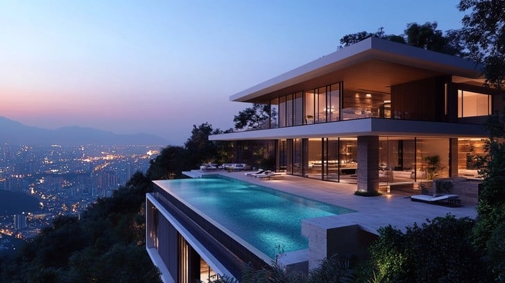 Modern building architecture