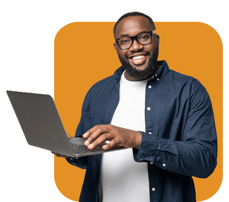 Happy property owner enjoying Rent Plus benefits